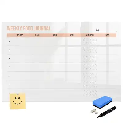 Tableau magnétique hebdomadaire pour menu