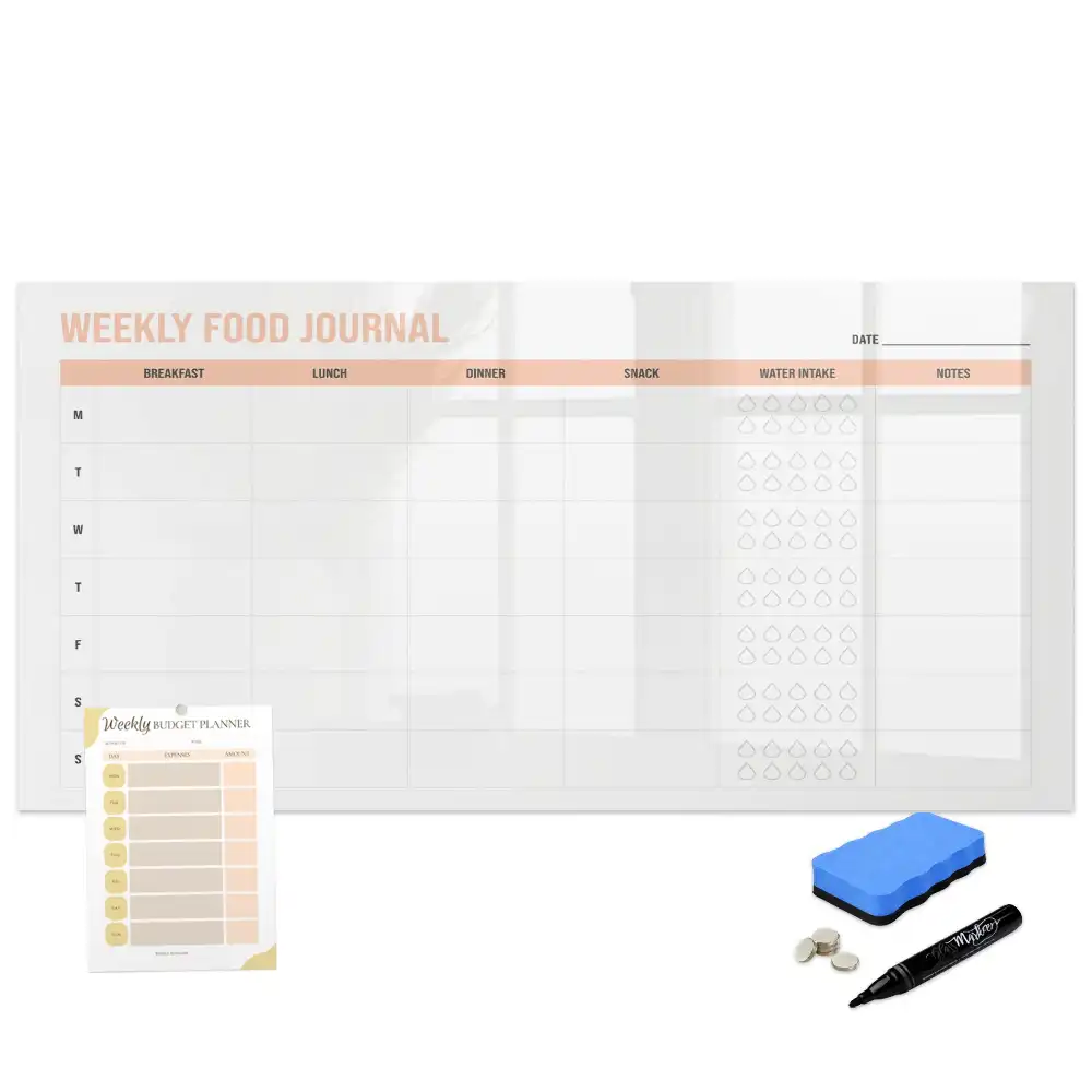 Tableau magnétique hebdomadaire pour menu