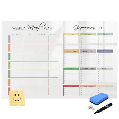 Tableau magnétique pour menu hebdomadaire