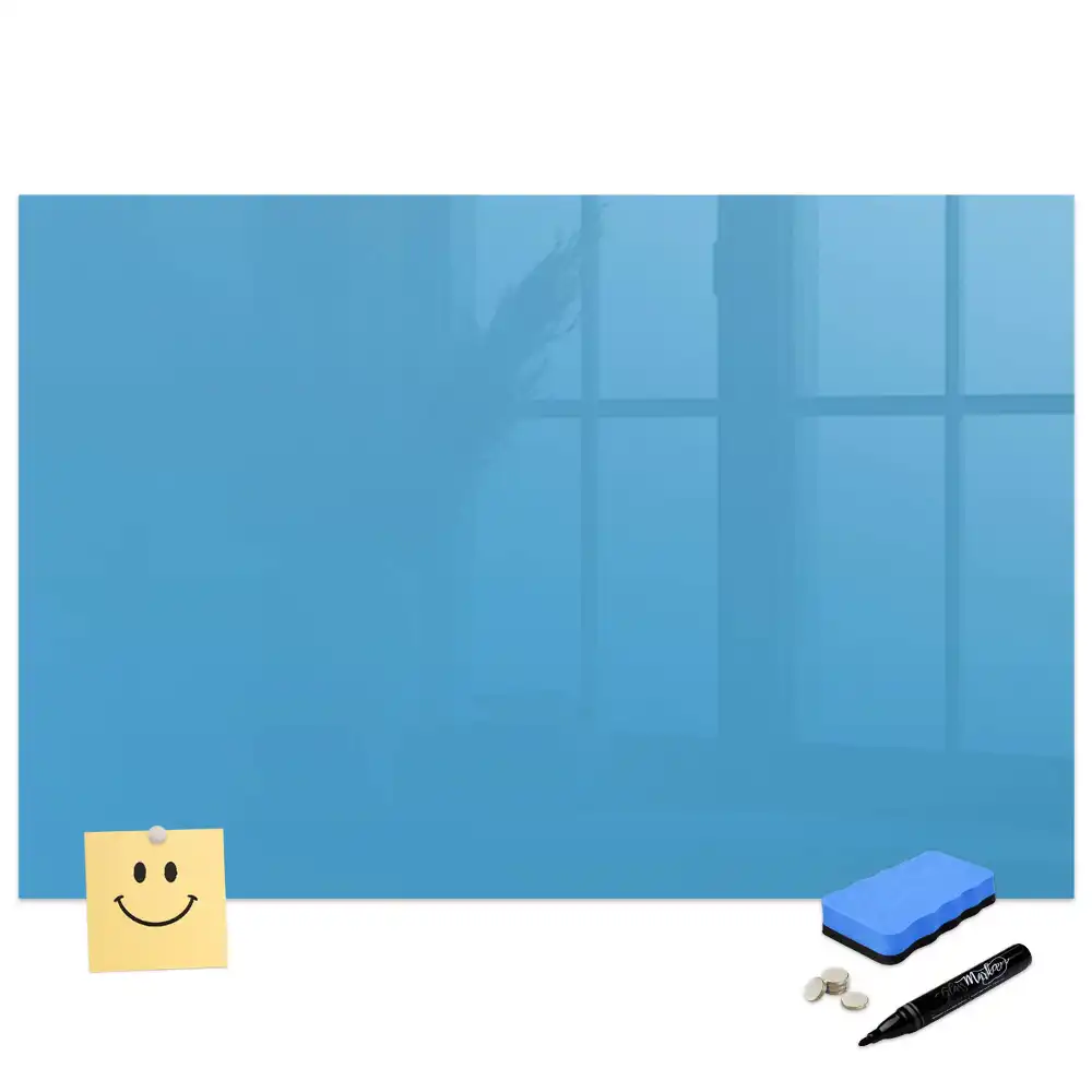 Tableau à dessiner magnétique bleu