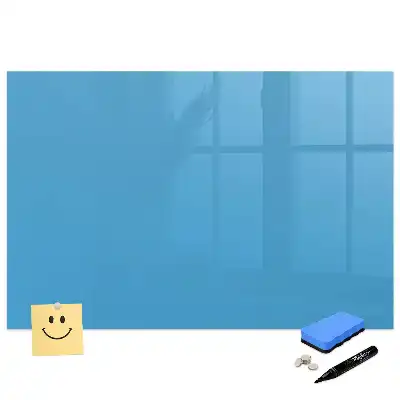 Tableau à dessiner magnétique bleu