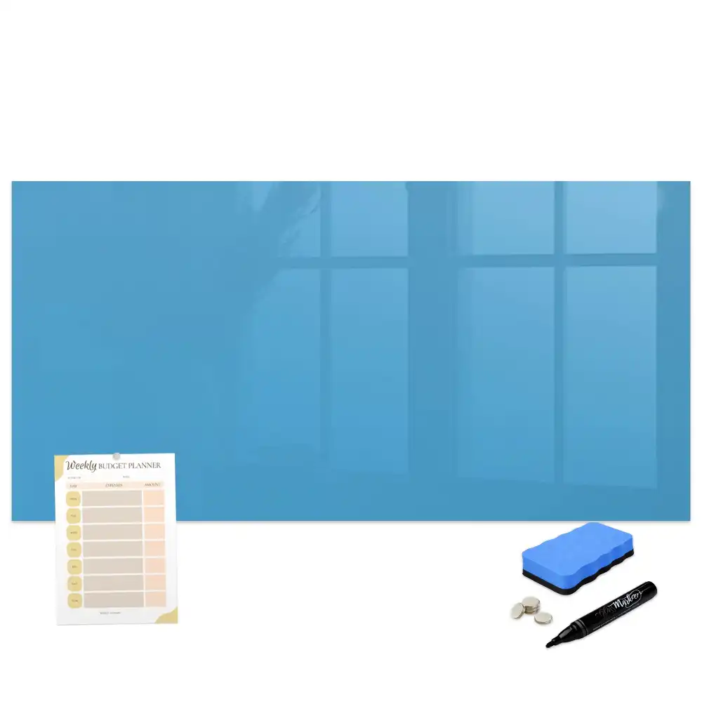 Tableau à dessiner magnétique bleu