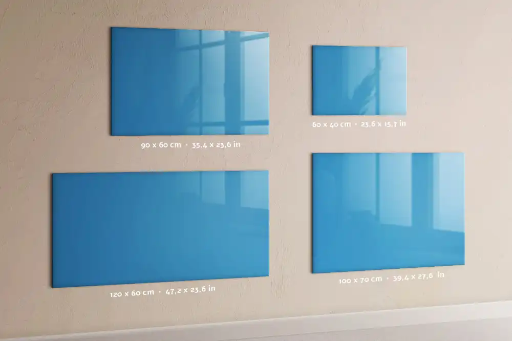 Tableau à dessiner magnétique bleu