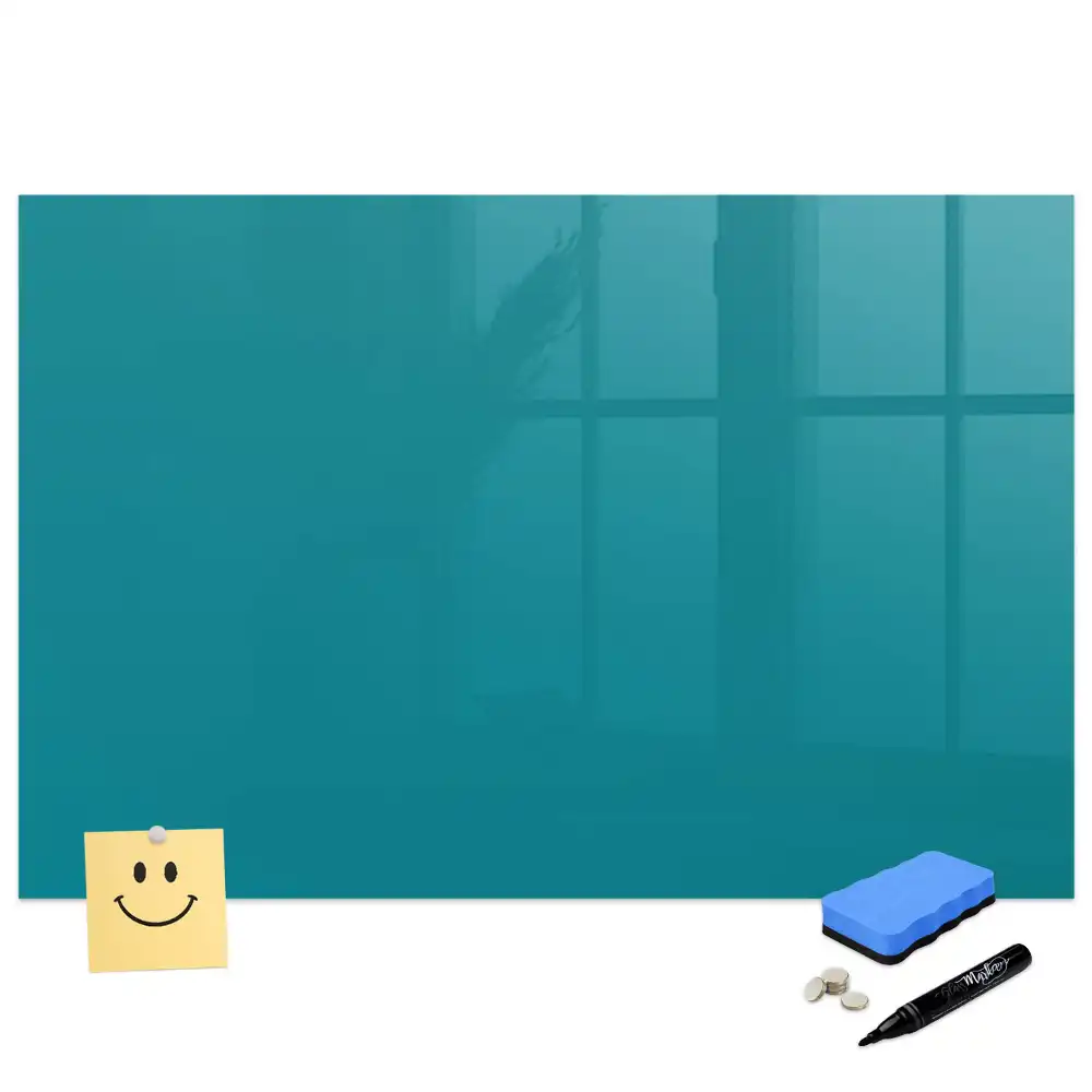 Tableau blanc magnétique effaçable à sec couleur mer