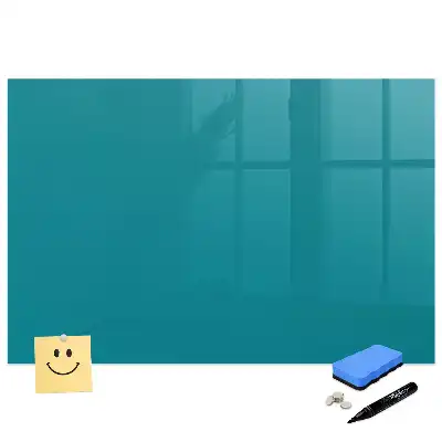 Tableau blanc magnétique effaçable à sec couleur mer
