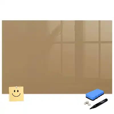 Tableau magnétique pour écriture couleur beige foncé
