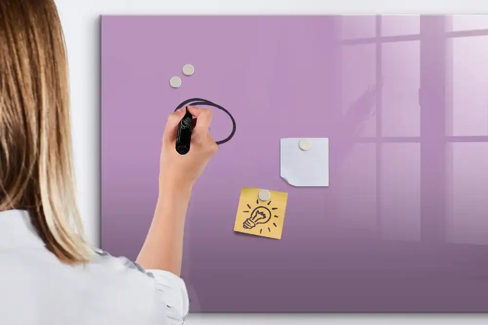 Tableau magnétique à dessiner couleur lilas