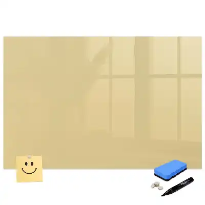 Tableau à dessiner magnétique couleur crème