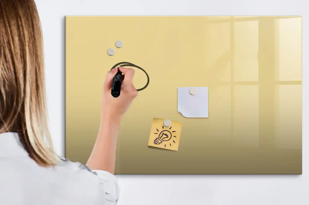 Tableau à dessiner magnétique couleur crème