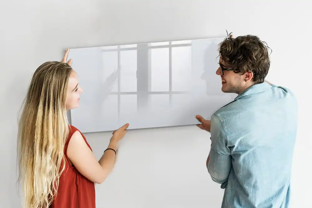 Tableau blanc magnétique effaçable à sec