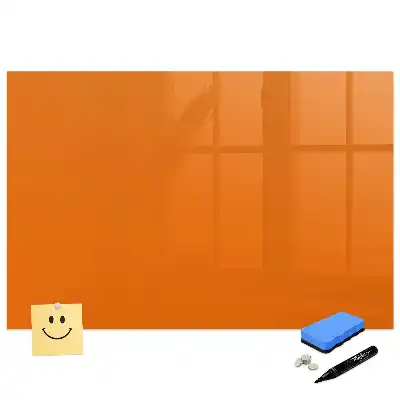 Tableau magnétique pour écriture orange
