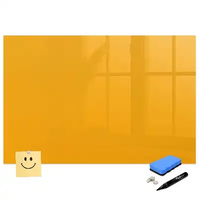 Tableau magnétique pour écriture couleur jaune doré