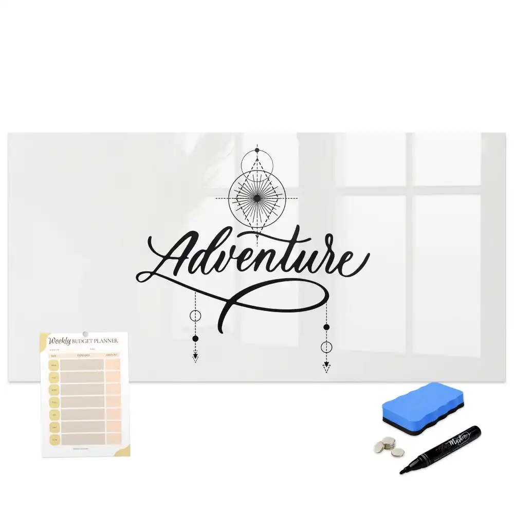 Tableau magnétique pour écriture L'appel de l'aventure