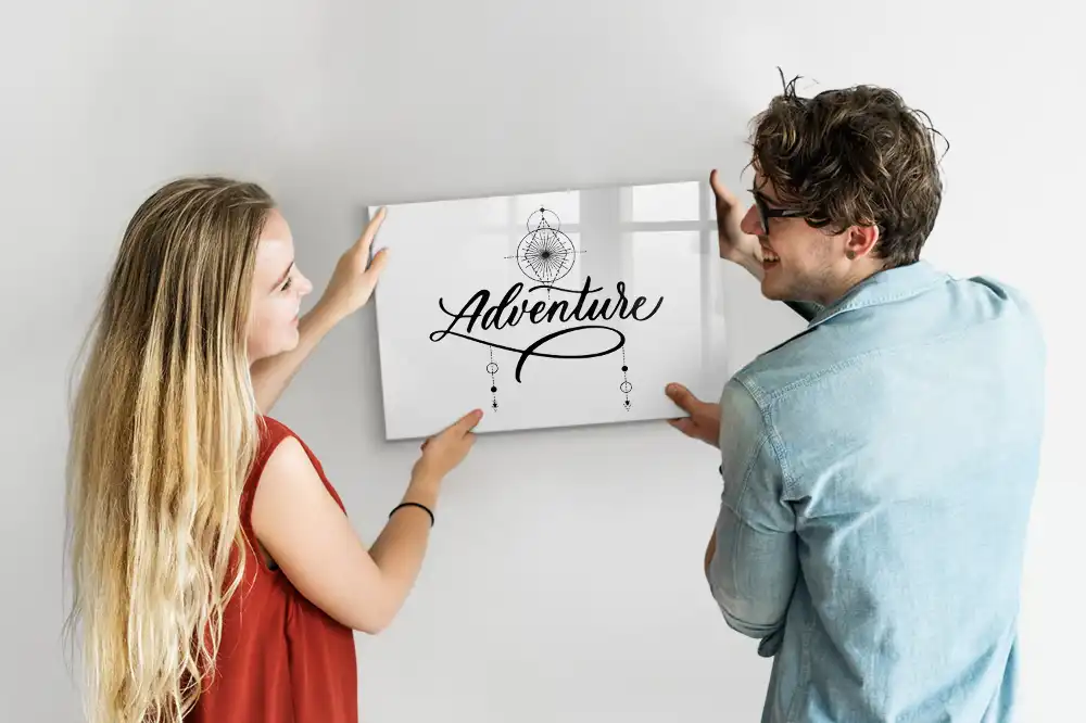 Tableau magnétique pour écriture L'appel de l'aventure