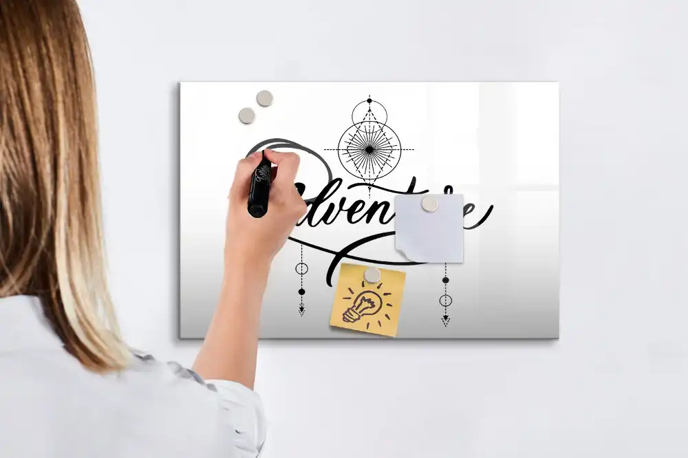 Tableau magnétique pour écriture L'appel de l'aventure