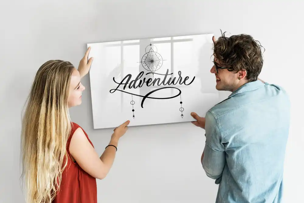 Tableau magnétique pour écriture L'appel de l'aventure