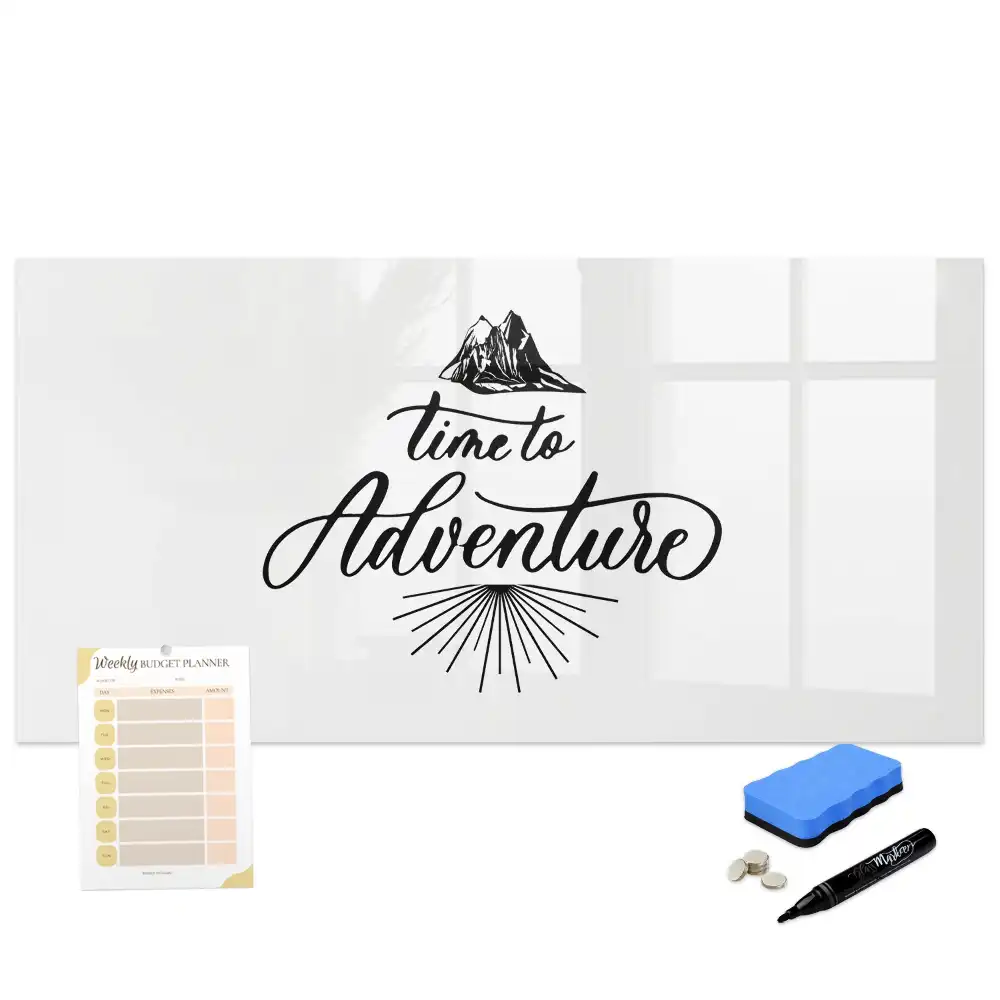 Tableau blanc magnétique effaçable à sec