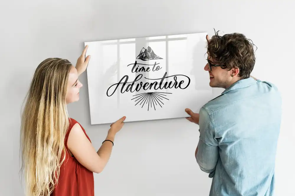 Tableau blanc magnétique effaçable à sec