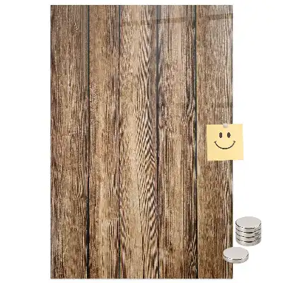 Tableau magnétique mural avec cadre en bois