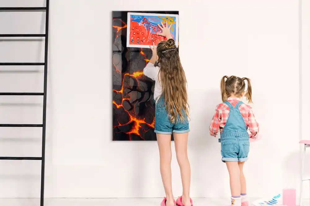 Tableau magnétique décoratif lave volcanique