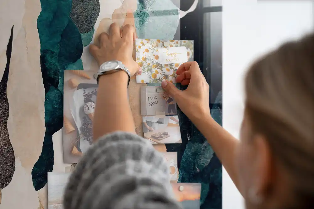 Tableau magnétique taches colorées