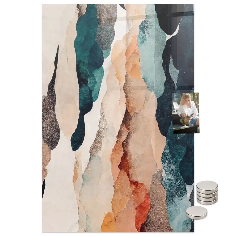 Tableau magnétique taches colorées