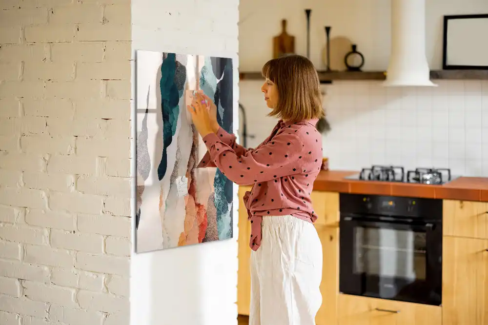 Tableau magnétique taches colorées