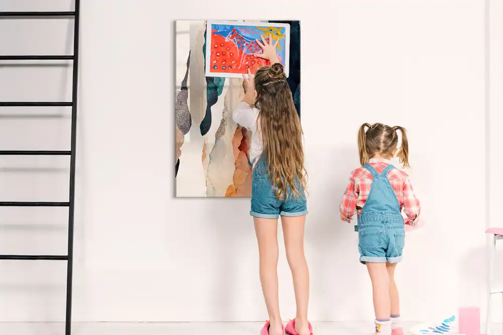 Tableau magnétique taches colorées