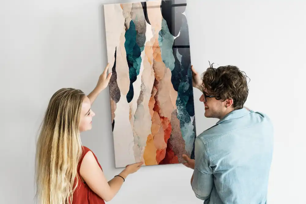 Tableau magnétique taches colorées