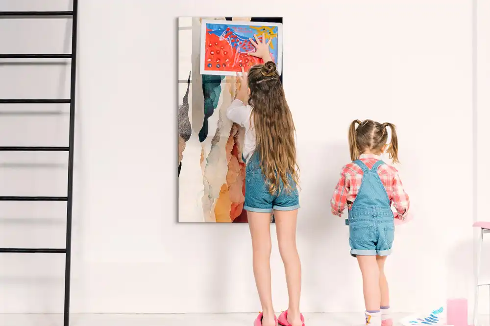 Tableau magnétique taches colorées