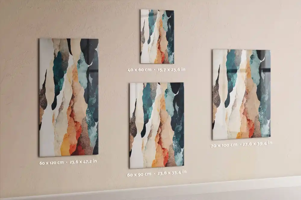 Tableau magnétique taches colorées