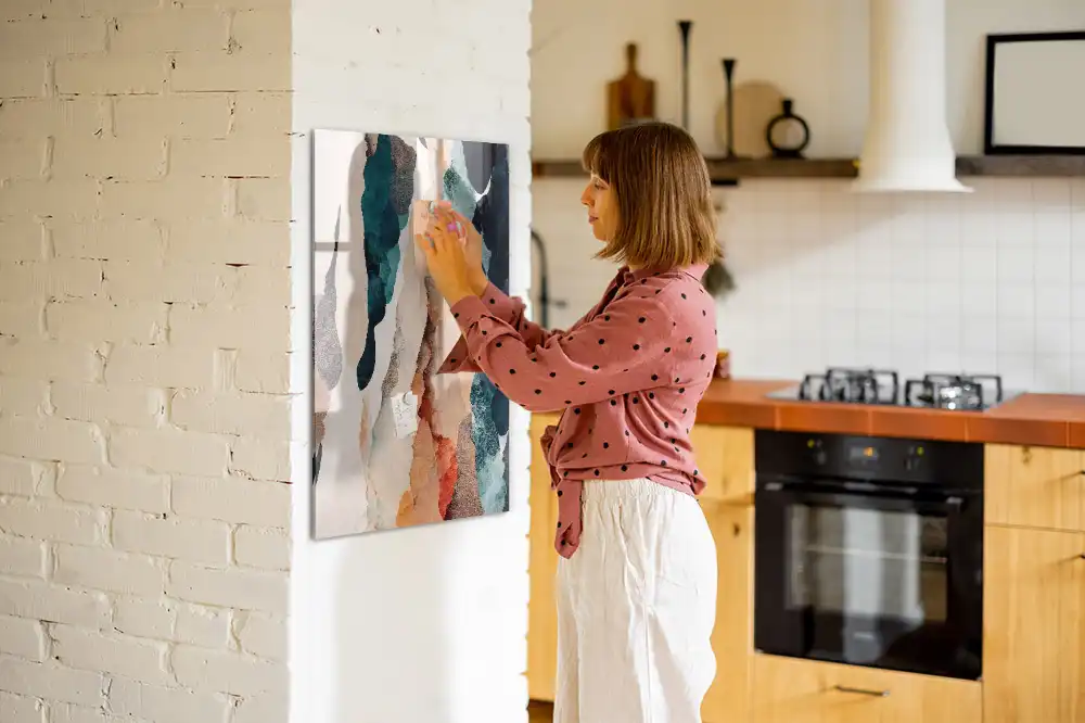 Tableau magnétique taches colorées