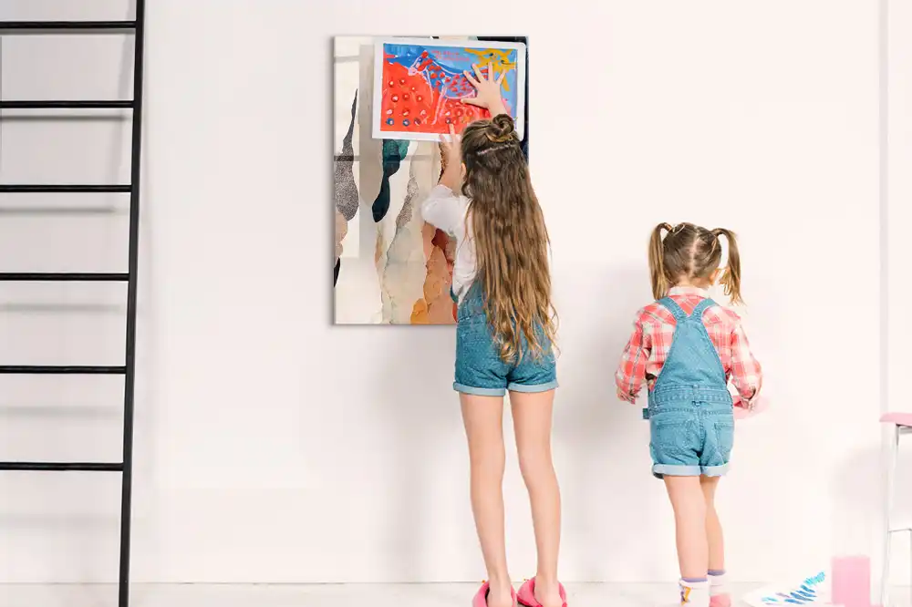 Tableau magnétique taches colorées