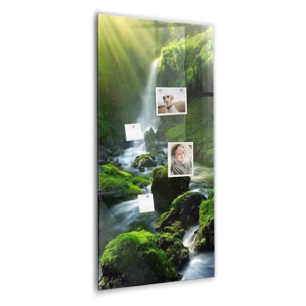 Tableau magnétique cascade rocheuse