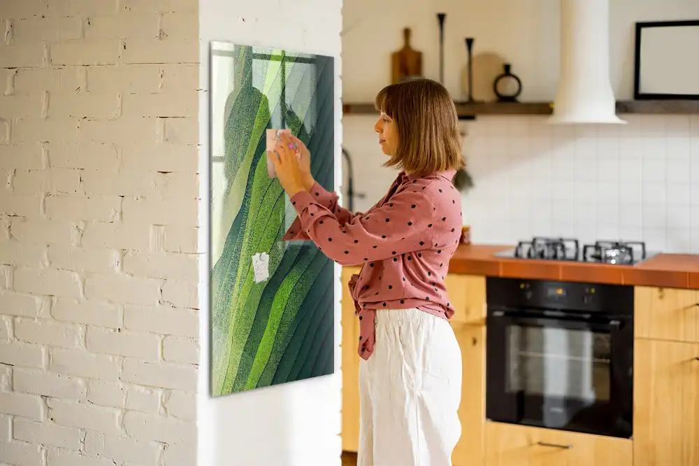 Tableau magnétique mural contours du paysage