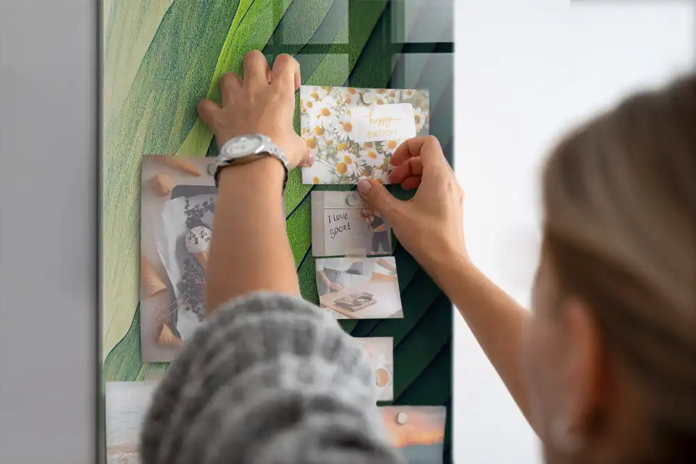 Tableau magnétique mural contours du paysage
