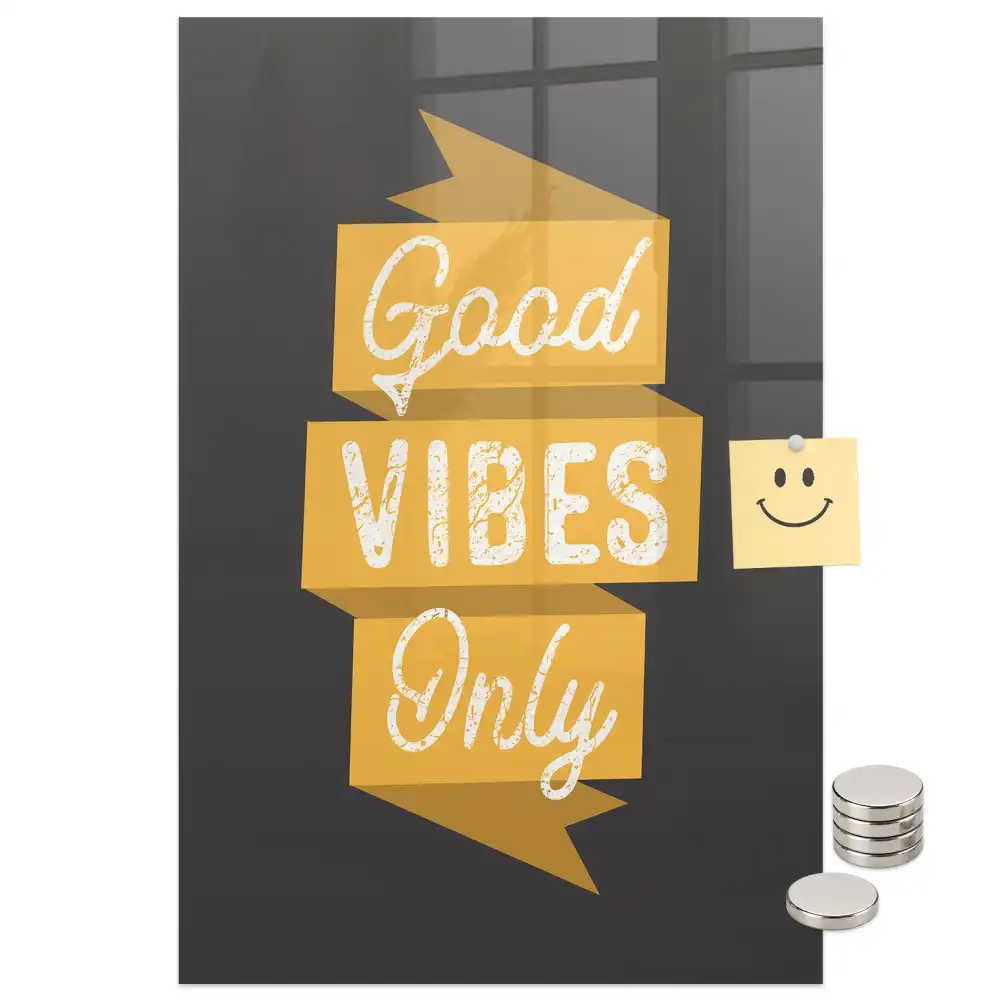 Tableau magnétique avec citation inspirante