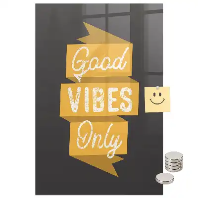 Tableau magnétique avec citation inspirante
