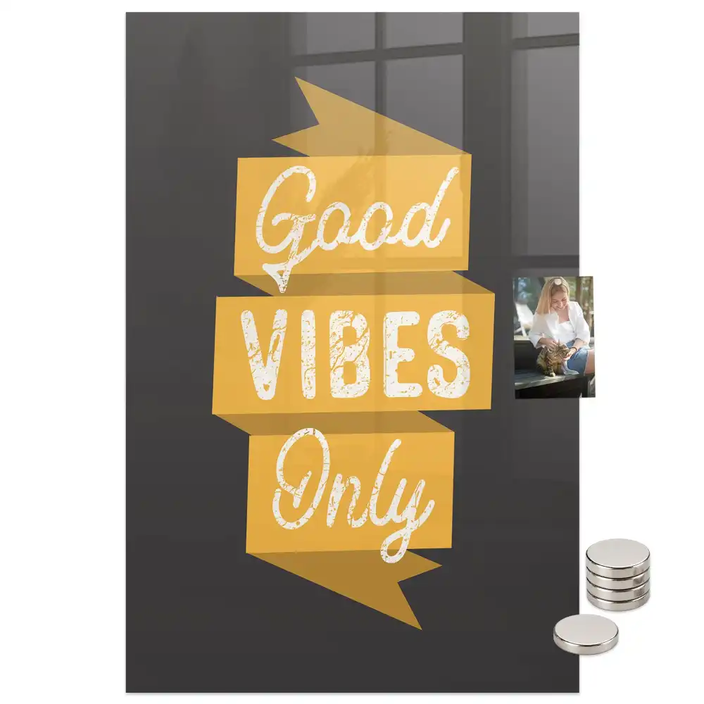 Tableau magnétique avec citation inspirante