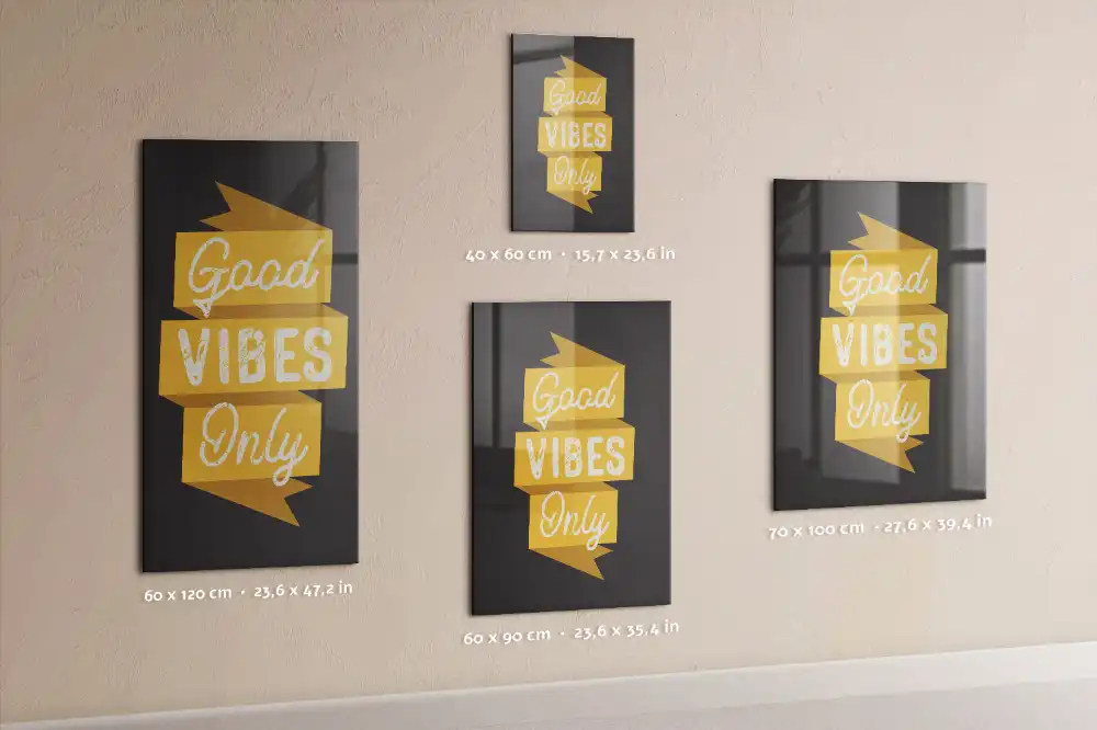Tableau magnétique avec citation inspirante