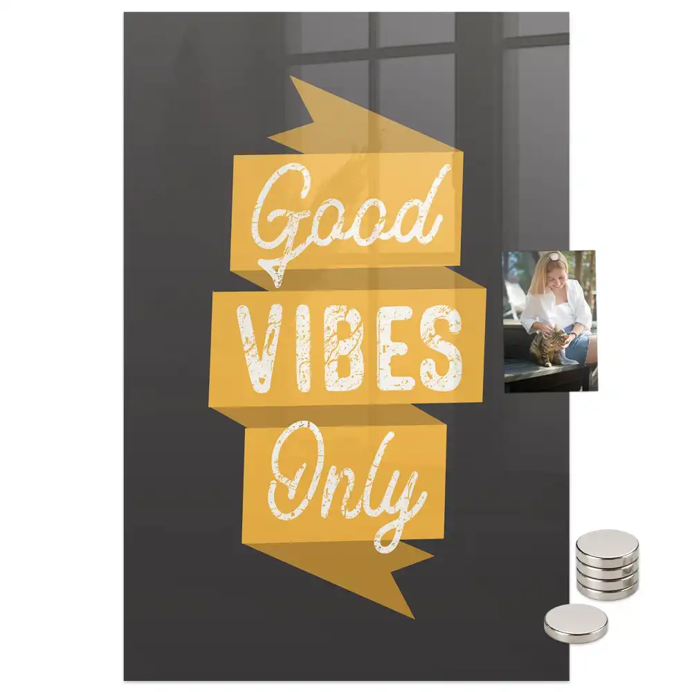Tableau magnétique avec citation inspirante