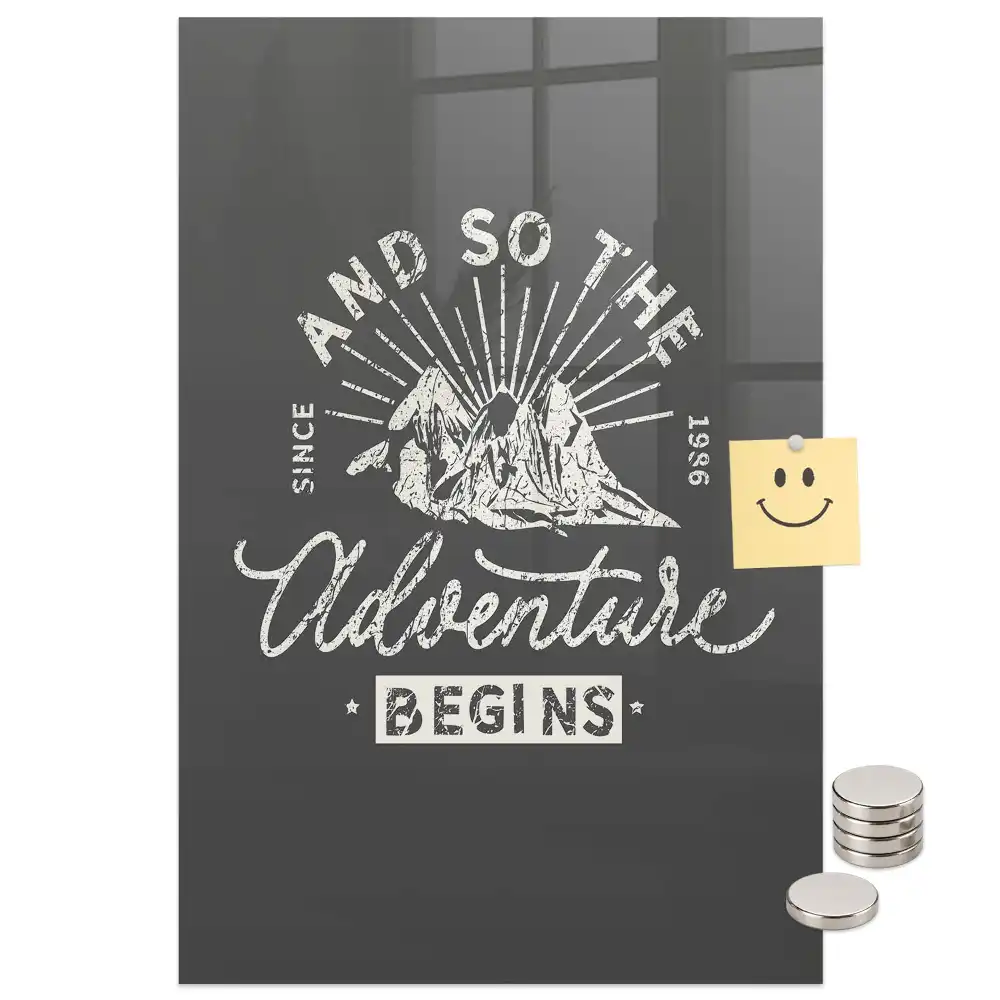 Tableau magnétique décoratif affiche rétro