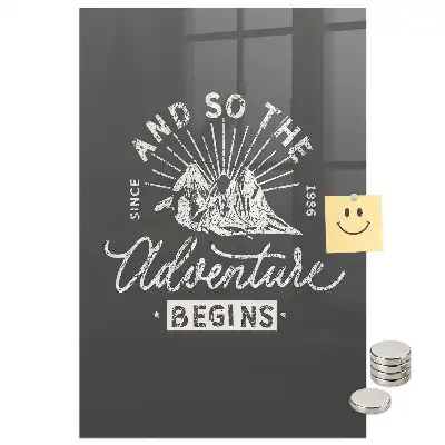 Tableau magnétique décoratif affiche rétro