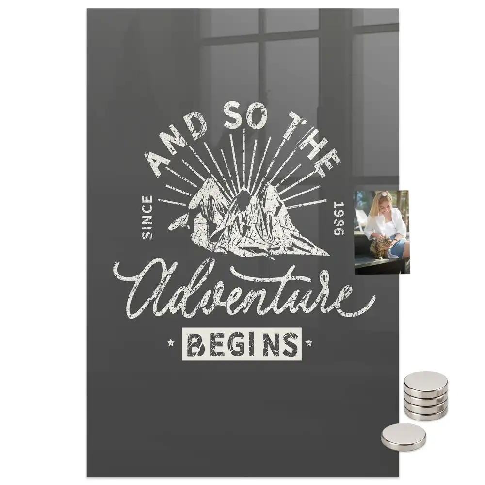 Tableau magnétique décoratif affiche rétro