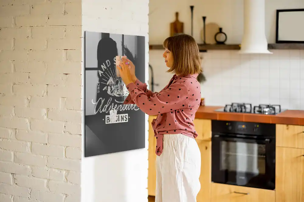 Tableau magnétique décoratif affiche rétro