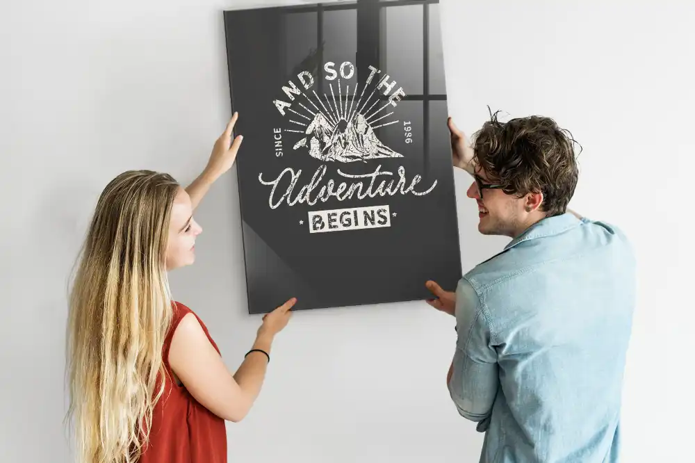 Tableau magnétique décoratif affiche rétro