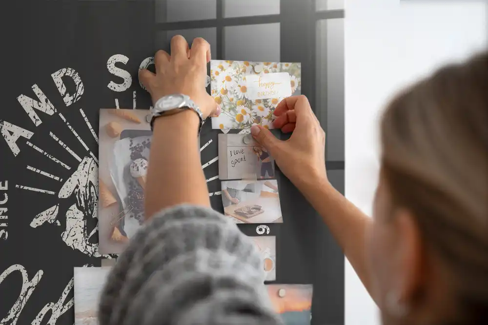 Tableau magnétique décoratif affiche rétro