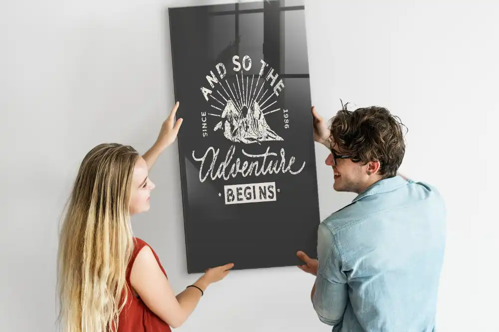 Tableau magnétique décoratif affiche rétro