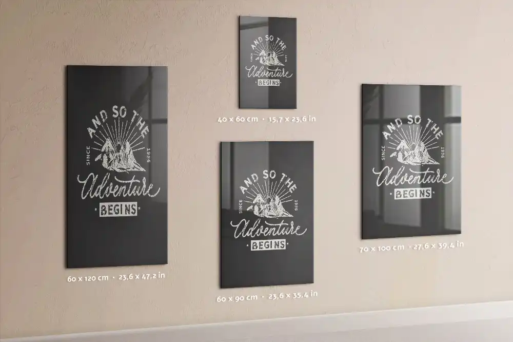 Tableau magnétique décoratif affiche rétro