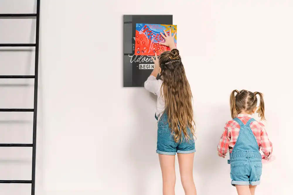 Tableau magnétique décoratif affiche rétro